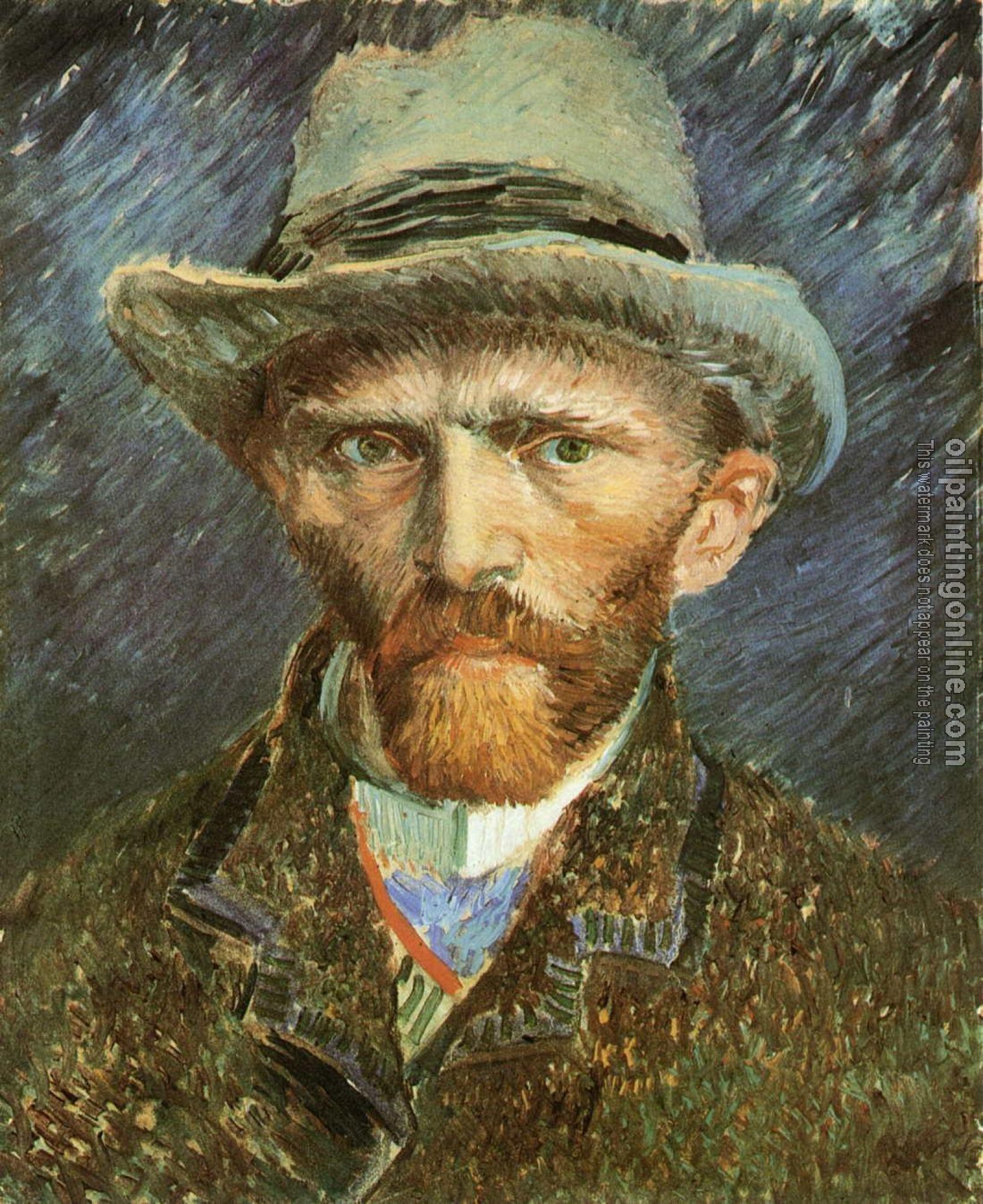 Gogh, Vincent van - Self Portrait with Grey Felt Hat